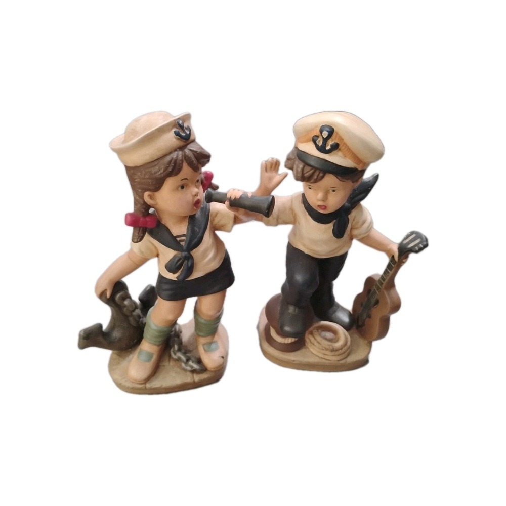 Napco "Our Children" ceramic sailor girl/ boy figurine